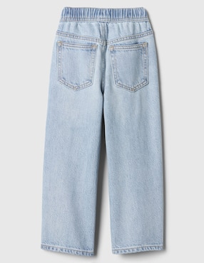 Jeans amplio deslavado para niño