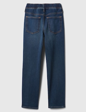 Jeans straight deslavado para niño