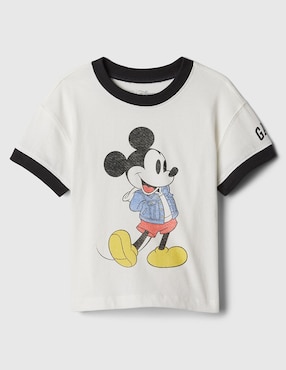 Playera Mickey Mouse Manga Corta Para Niño