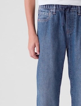 Jeans slim lavado medio para niño
