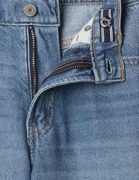 Jeans baggy deslavado para niña