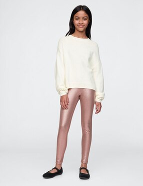 Lee Cooper Legging Bambina E Ragazza - Morbido E Fashion - Perfetto Per La Scuola E Il Gioco