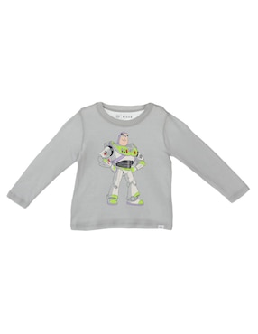 Playera Toy Story Buzz Lightyear Manga Larga Para Niño