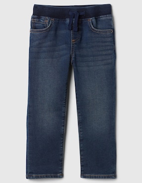 Jeans Slim Lavado Medio Para Niño