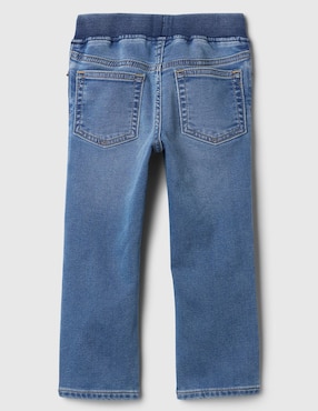 Jeans slim lavado medio para niño