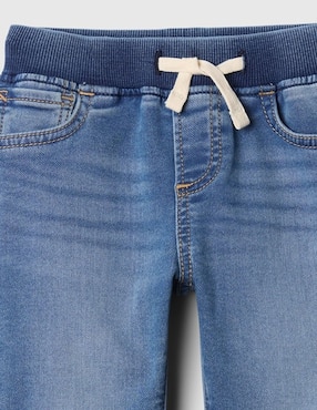 Jeans slim lavado medio para niño