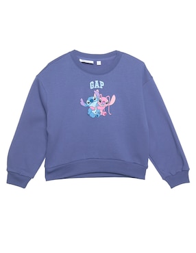 Sudadera Stitch Y Ángel Para Niña