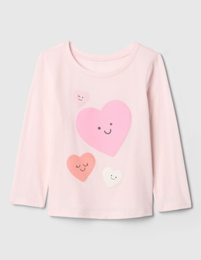 Playera Manga Larga Para Niña