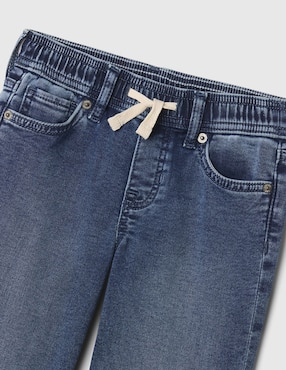 Jeans baggy Ultrasoft lavado medio para niña