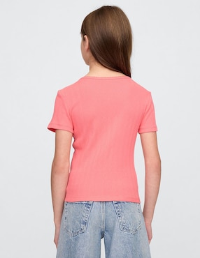Playera manga corta para niña