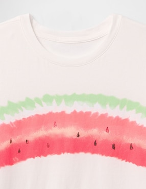 Playera manga corta para niña