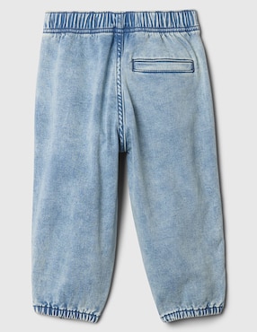 Jeans straight Ultrasoft lavado bleach para niño