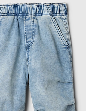 Jeans straight Ultrasoft lavado bleach para niño