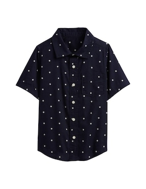 Camisa casual de algodón manga corta para niño