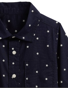 Camisa casual de algodón manga corta para niño