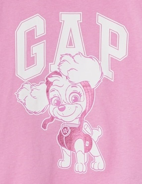 Playera Skye manga corta para bebé niña
