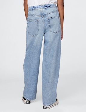 Jeans baggy lavado claro para niño