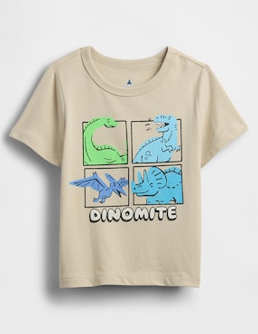 Playera manga corta para preescolar niño
