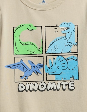 Playera manga corta para preescolar niño