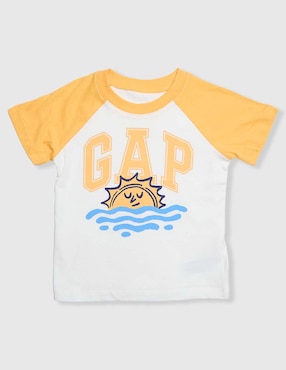 Playera manga corta para niño