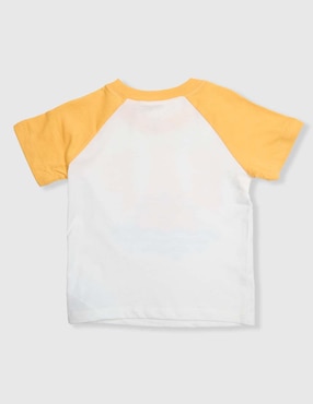Playera manga corta para niño