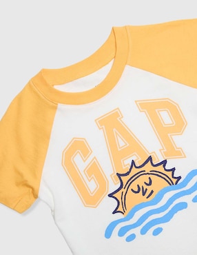 Playera manga corta para niño