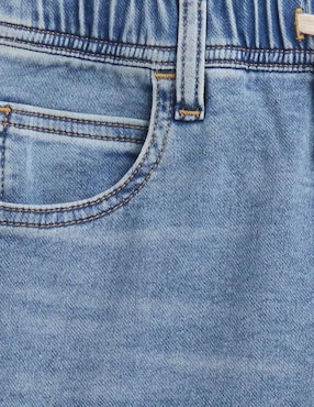 Jeans slim deslavado para niño