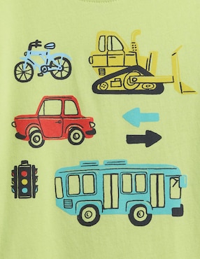 Playera manga corta para preescolar niño