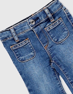 Jeans straight para bebé niña