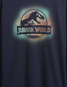 Playera Jurassic World manga larga para niño