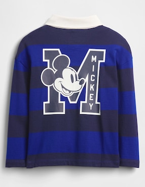 Playera tipo polo Mickey Mouse de algodón para bebé niño