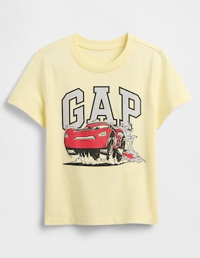 Playera Rayo McQueen manga corta para niño
