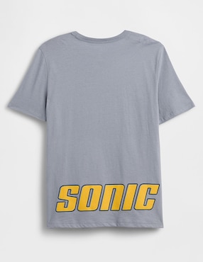 Playera Sonic manga corta para niño