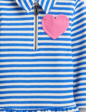 Vestido manga regular para niña