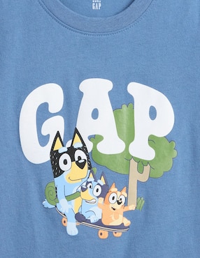 Playera Bluey manga corta para bebé niño