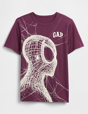 Playera Spider-Man manga corta para niño