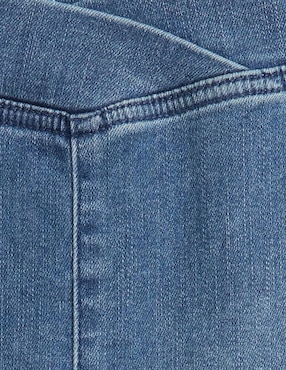 Jeans flare deslavado para niña