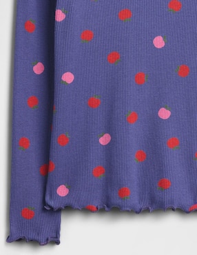 Playera manga larga para bebé niña