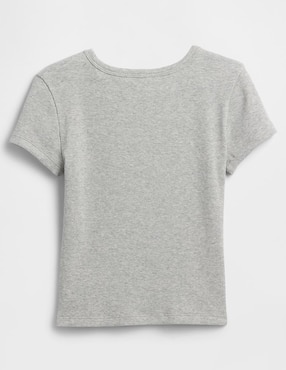Playera manga corta para niña