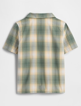 Camisa casual manga corta para niño
