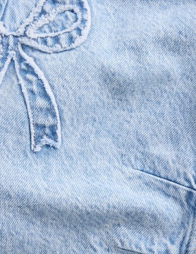 Jeans baggy lavado claro para niña