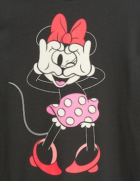 Playera Minnie Mouse manga larga para preescolar niña