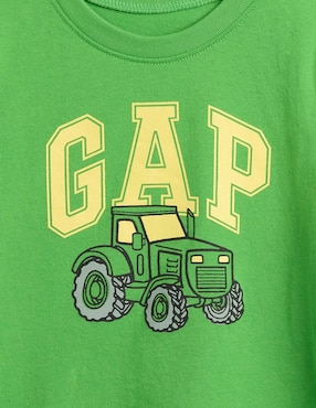 Playera manga corta para niño