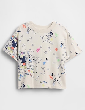 Playera Mickey and Friends manga corta unisex