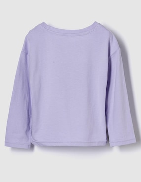 Playera Skye manga larga para bebé niña