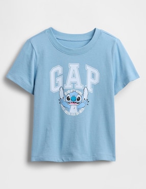Playera Stitch manga corta para bebé niño