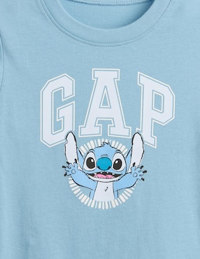 Playera Stitch manga corta para bebé niño