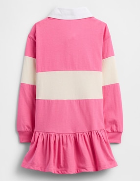Vestido manga regular para niña