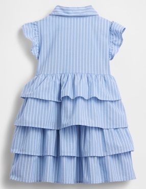 Vestido manga mariposa para niña