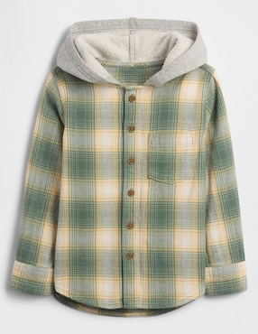 Camisa casual manga larga para niño